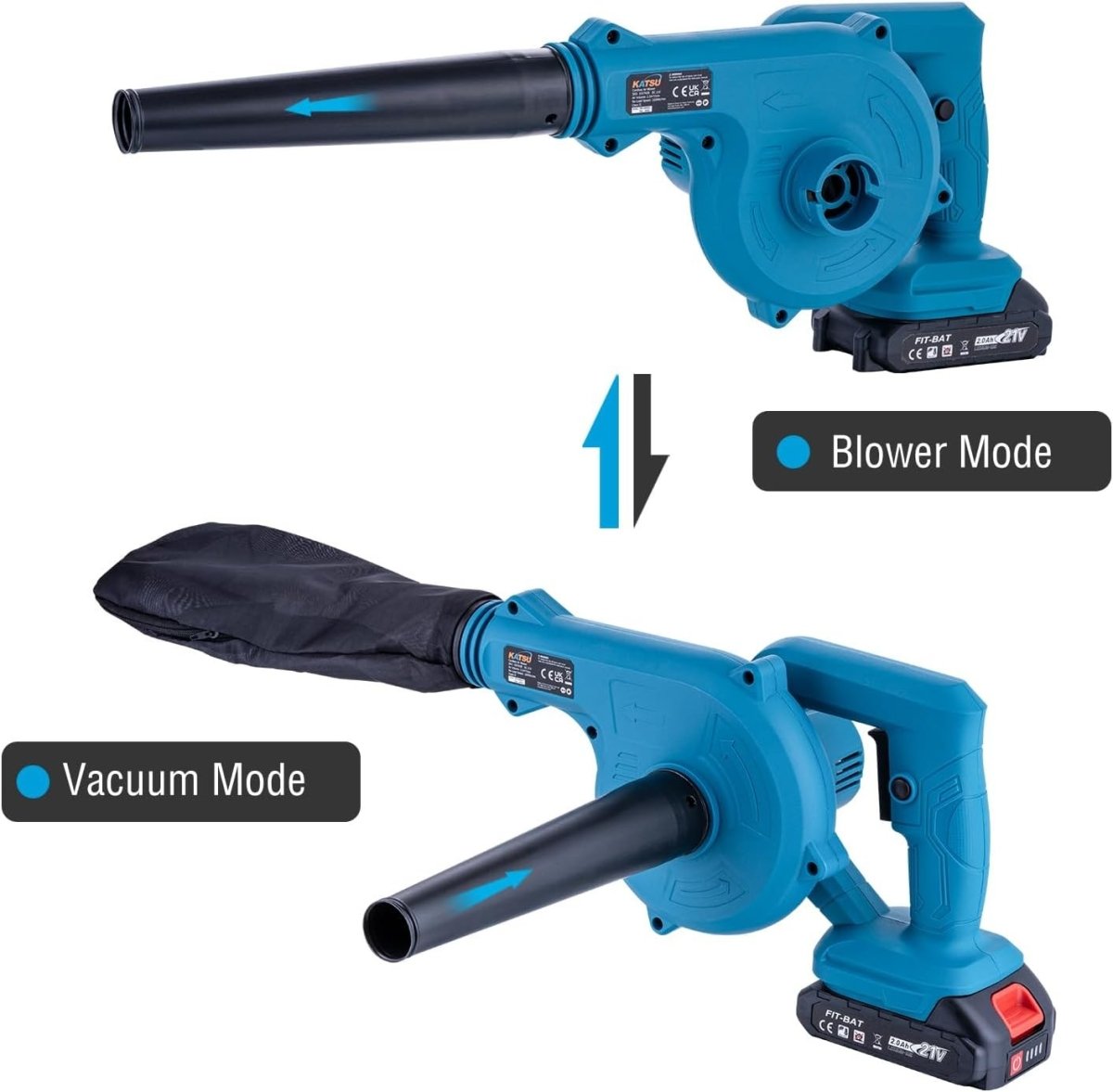 21V Cordless Leaf Blower Handheld Dust Cleaner Garden Car Corners