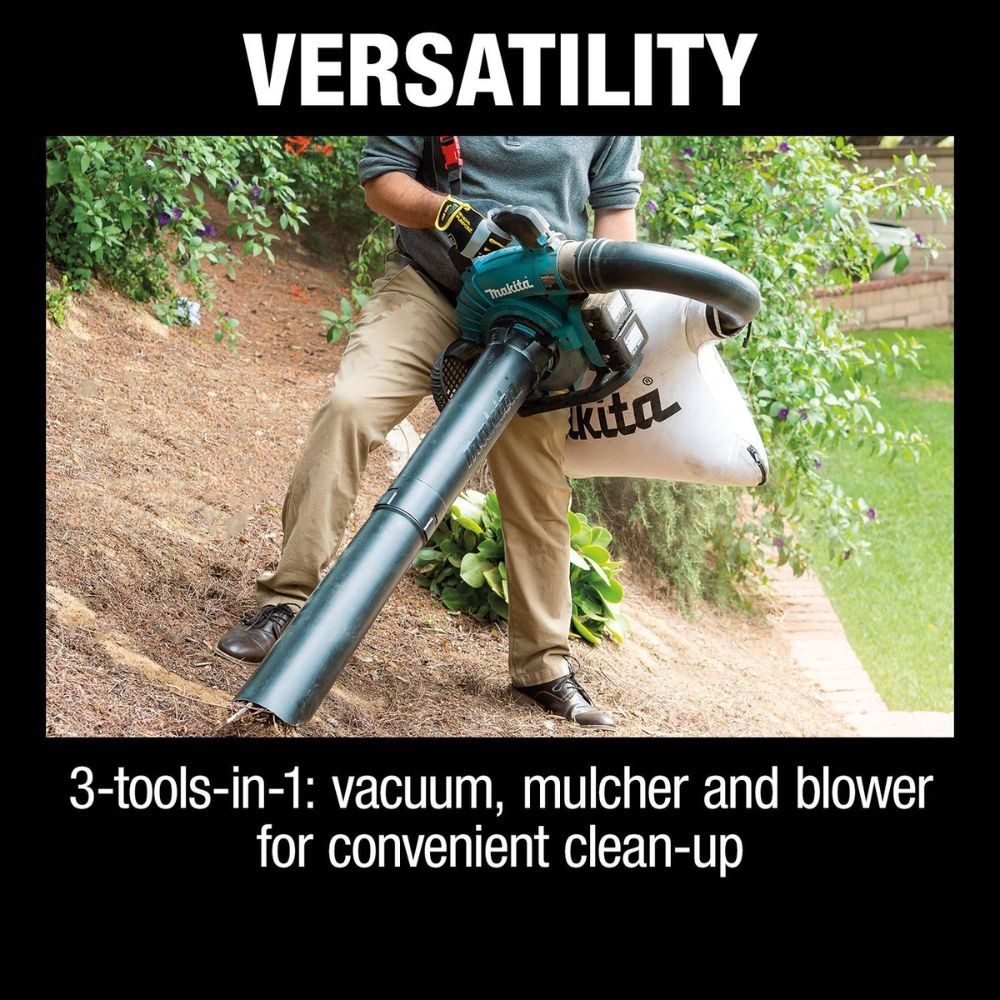 Makita XBU04PTV 36V (18V X2) LXT Brushless Blower Kit with Vacuum Attachment Kit, dual port charger (5.0Ah)