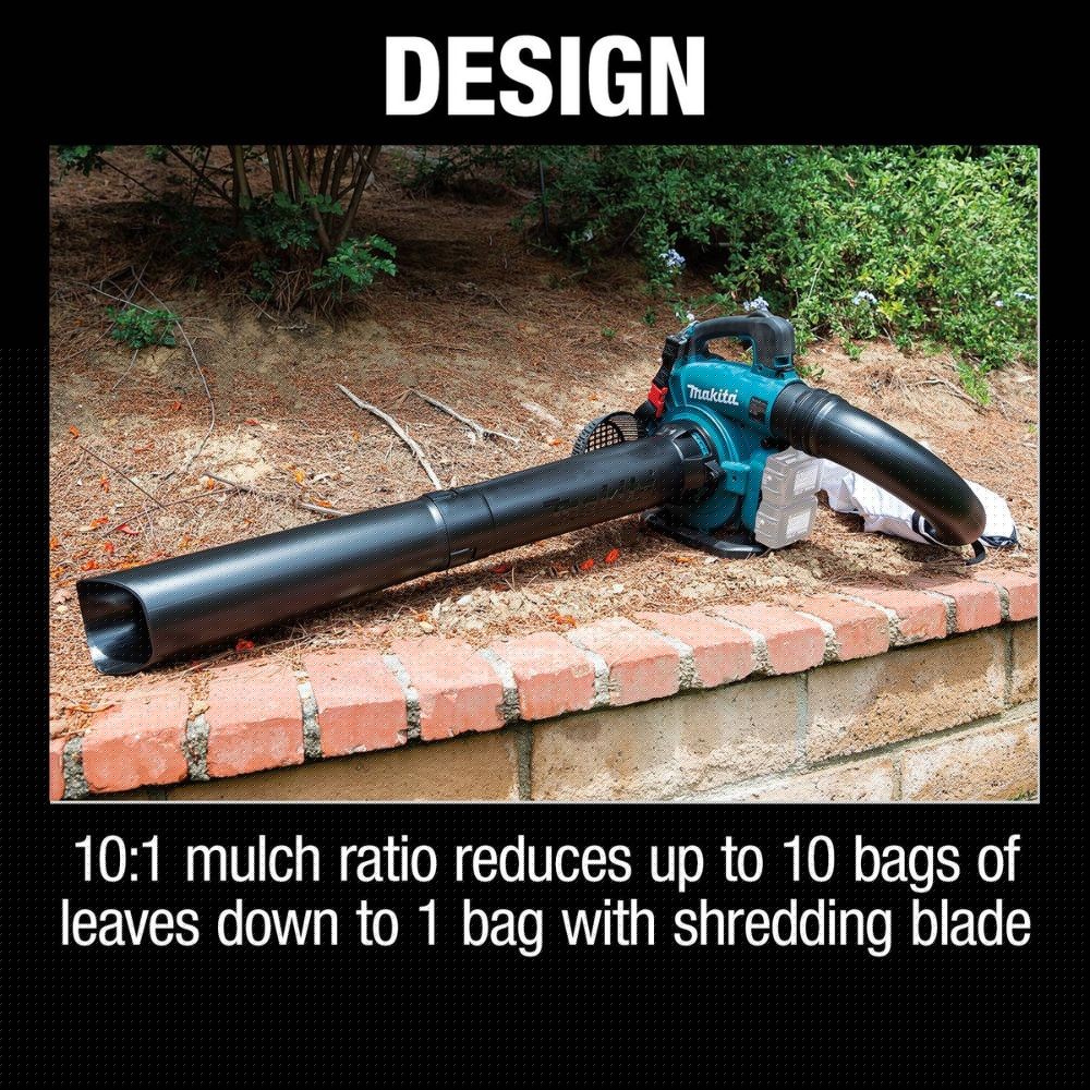 Makita XBU04ZV 36V (18V X2) LXT Brushless Blower with Vacuum Attachment Kit (Tool Only)