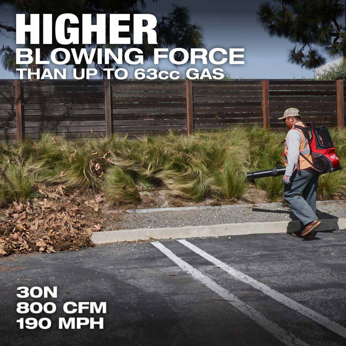 Milwaukee MXF600-2HD MX FUEL Backpack Blower Kit with 2 Batteries/Rapid Charger