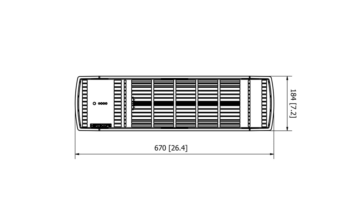 Heatscope Heaters Spot 1600W Electric Radiant Heater
