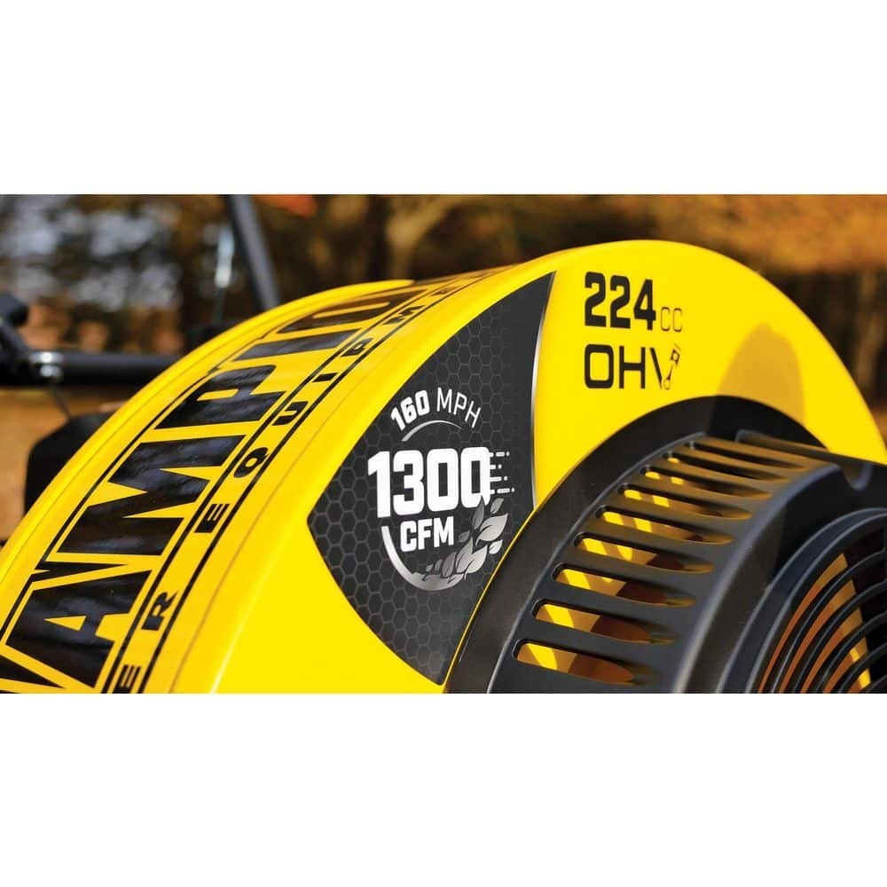 Champion Power Equipment 160 mph 224cc 1300 CFM Walk-Behind Gas Leaf Blower 201529