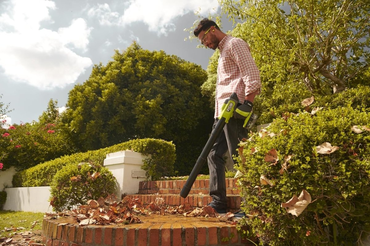 Cordless Leaf Blower 18V Brushless Compact Handheld Garden Cleaner Body