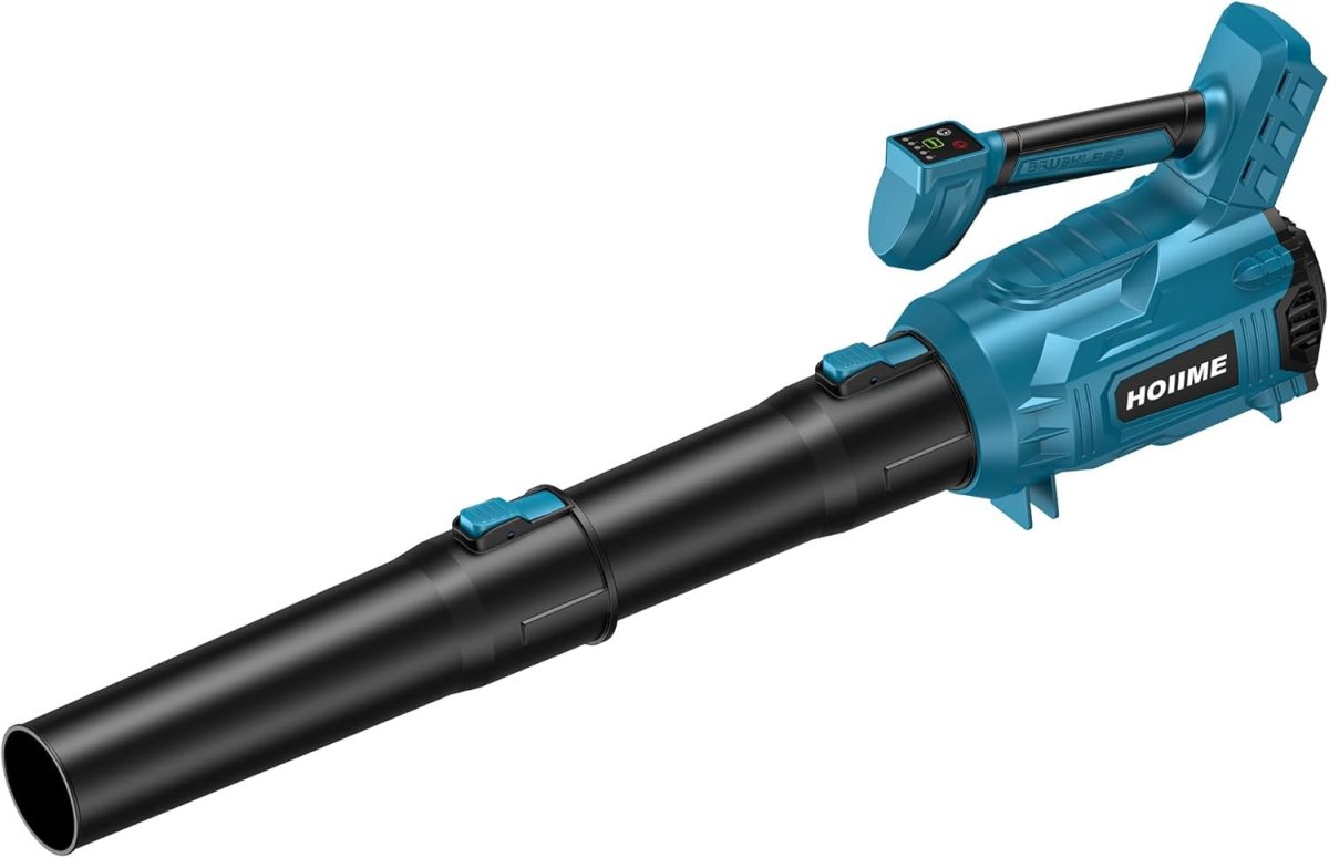 Cordless Leaf Blower 18V Turbo 6 - Speed High Power Handheld Garden Cleaner - Kwikley