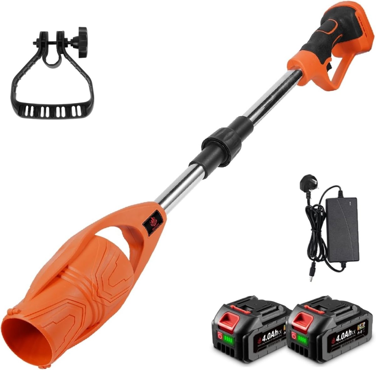 Cordless Leaf Blower Folding Electric 52m/s Lightweight Battery Garden Cleaner - Kwikley