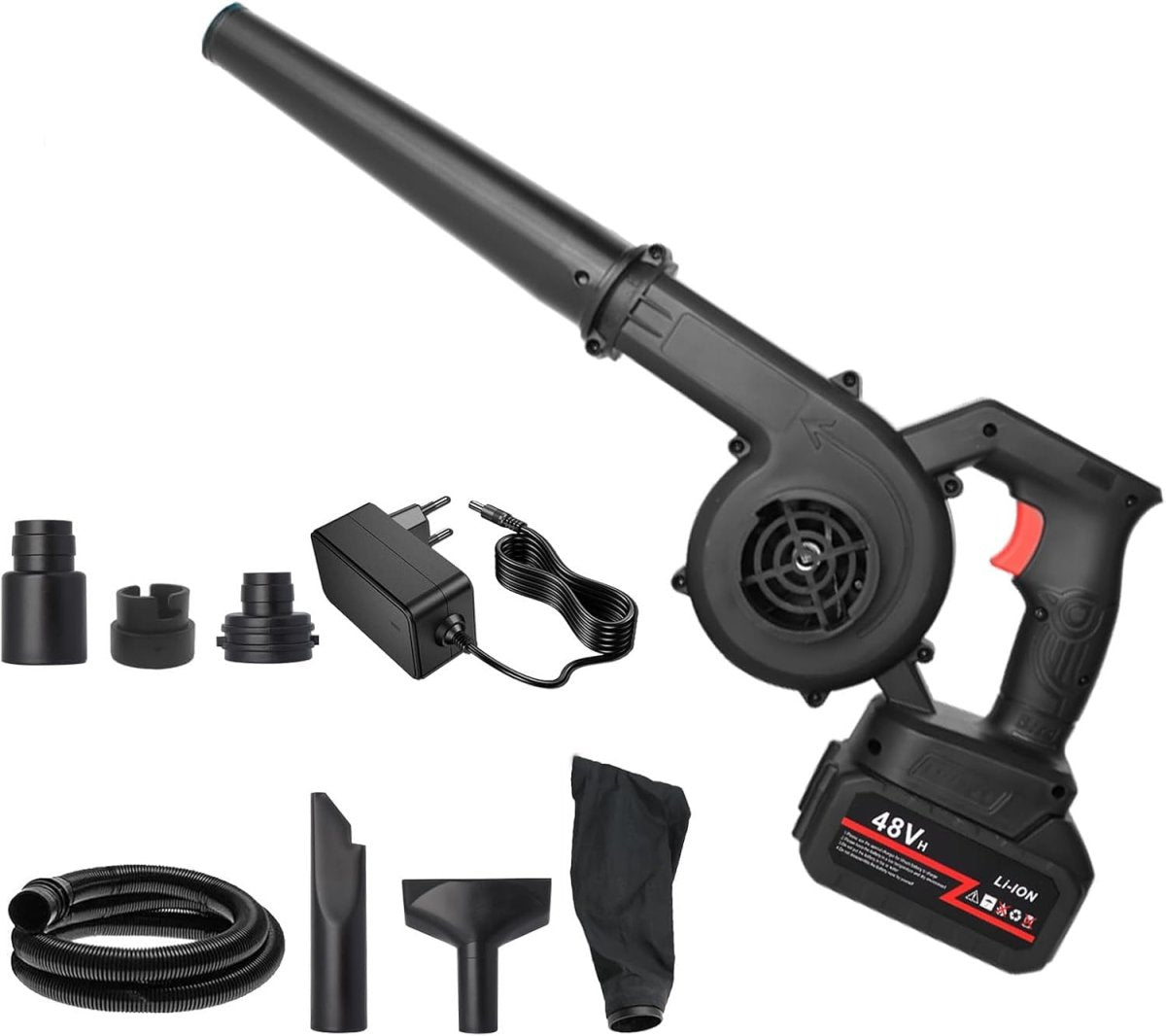 Cordless Leaf Blower Vacuum Mini Handheld Car Garden Air Cleaner - Kwikley