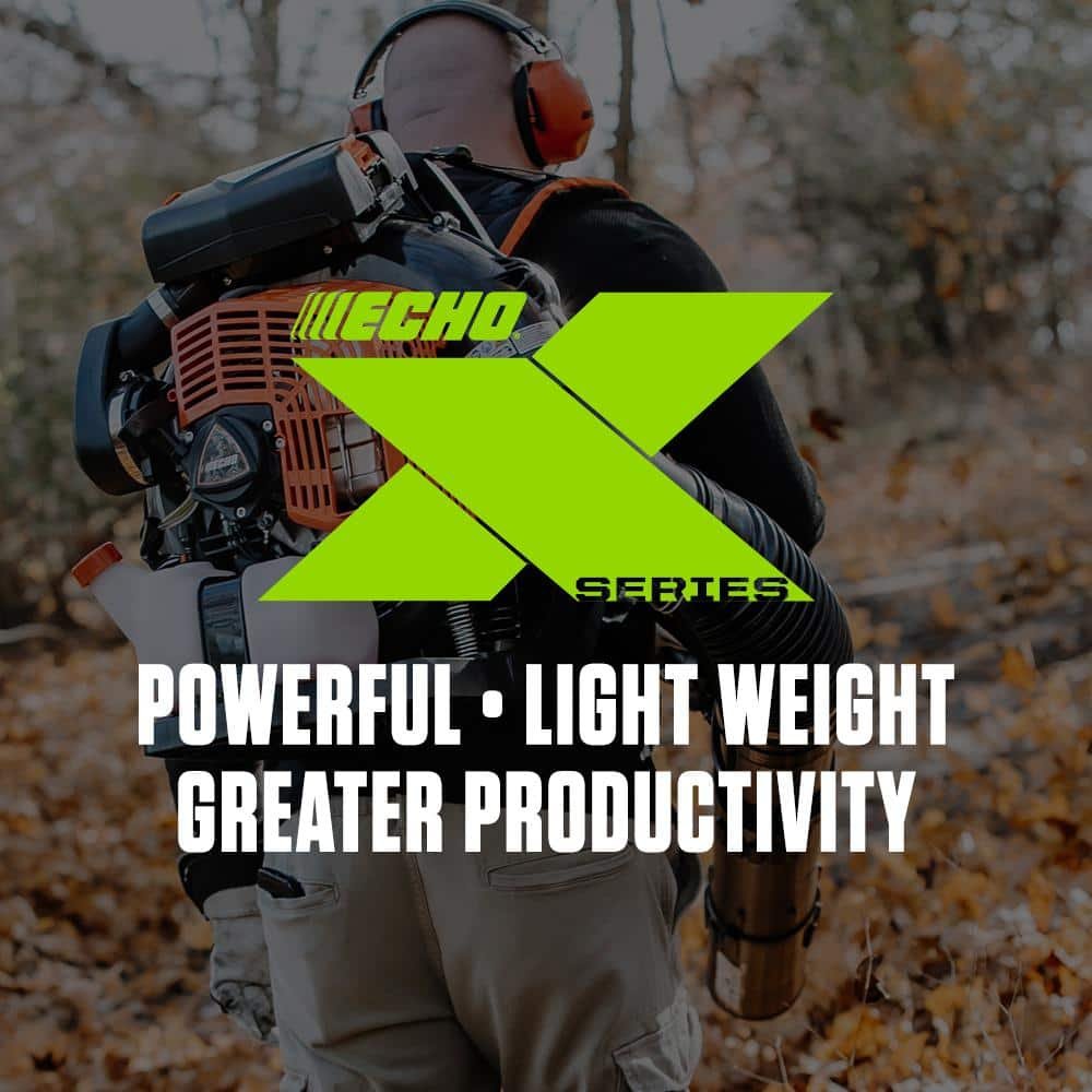 ECHO 220 MPH 1110 CFM 79.9 cc Gas 2-Stroke X Series Backpack Blower with Hip-Mounted Throttle PB-9010H