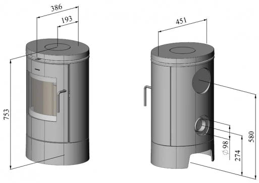 Morso 6140 Wood Burning Ecodesign Stove