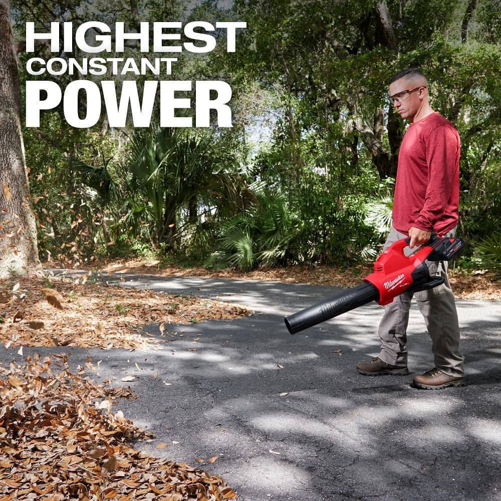 Milwaukee M18 FUEL Dual Battery 145 MPH 600 CFM 18V Brushless Cordless Blower w/ M18 14" Chainsaw Kit, M18 FORGE Starter Kit 2824-20-2826-21T-48-59-1881