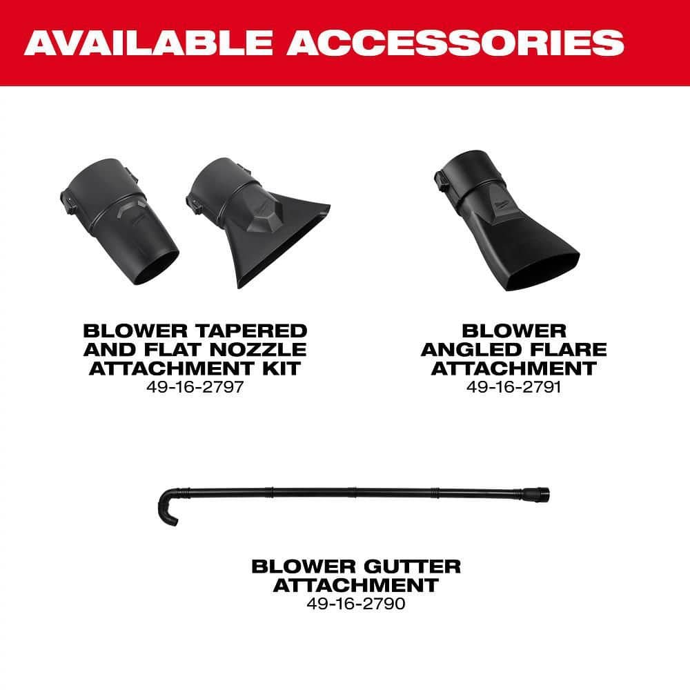 Milwaukee M18 FUEL Dual Battery 145 MPH 600 CFM 18V Brushless Cordless Blower w/ M18 14" Chainsaw Kit, M18 FORGE Starter Kit 2824-20-2826-21T-48-59-1881