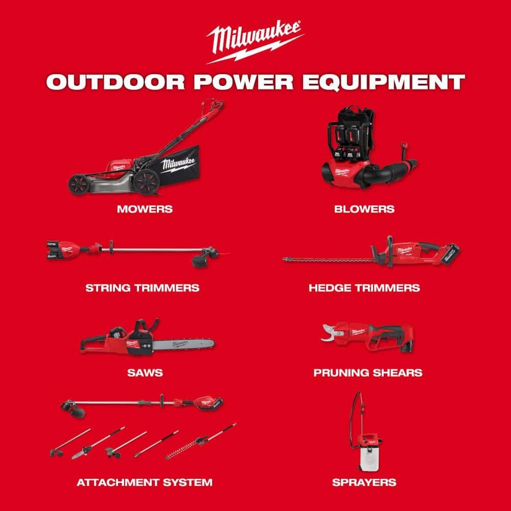 Milwaukee M18 FUEL Dual Battery 145 MPH 600 CFM 18V Brushless Cordless Battery Powered Blower w/(2) 8.0 Ah FORGE Battery, Charger 2824-20-48-59-1888