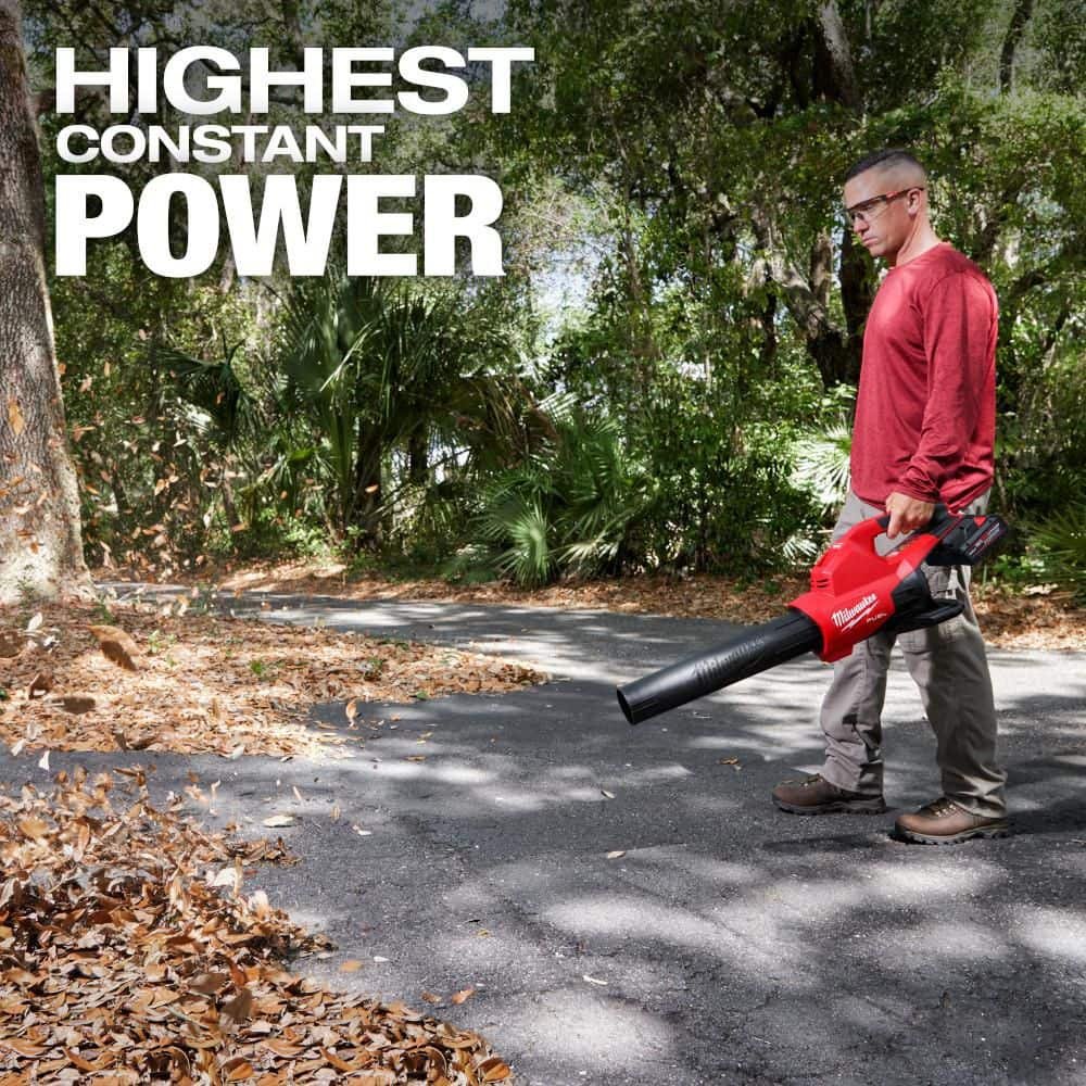 Milwaukee M18 FUEL Dual Battery 145 MPH 600 CFM 18V Brushless Cordless Battery Powered Blower w/(2) 8.0 Ah FORGE Battery, Charger 2824-20-48-59-1888