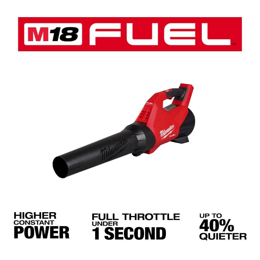 Milwaukee M18 FUEL 120 MPH 500 CFM 18V Brushless Cordless Battery Powered Blower Kit w/ String Trimmer, (2) Batteries, (2) Charger 3017-21HD-3016-21ST