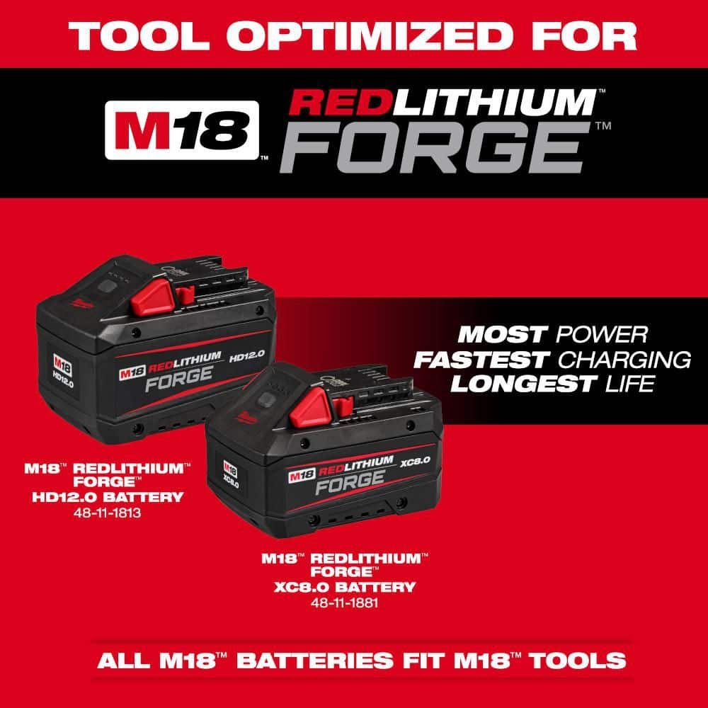 Milwaukee M18 FUEL 120 MPH 500 CFM 18V Brushless Cordless Battery Powered Blower Kit w/ String Trimmer, (2) Batteries, (2) Charger 3017-21HD-3016-21ST