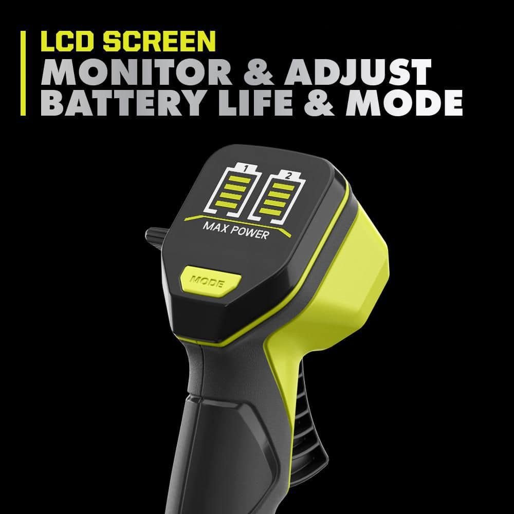 RYOBI 40V HP Brushless Whisper Series 180 MPH 850 CFM Cordless Battery Backpack Leaf Blower with 8.0 Ah Battery and Charger RY40HPLB02K